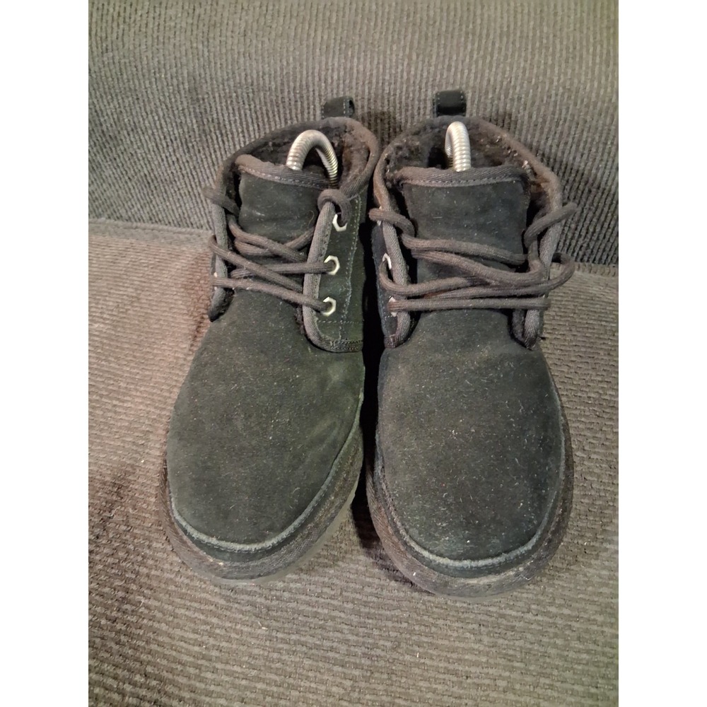 UGG Neumel Black Women's Size 6 Winter Boots Wool Lined - Picture 2 of 8